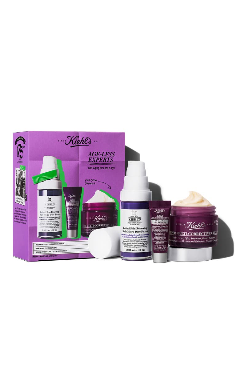 Kiehl's Since 1851 Age-Less Experts 3-Piece Set $153 Value, Main, color, 