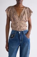 Isabel Marant Lonea Floral Top