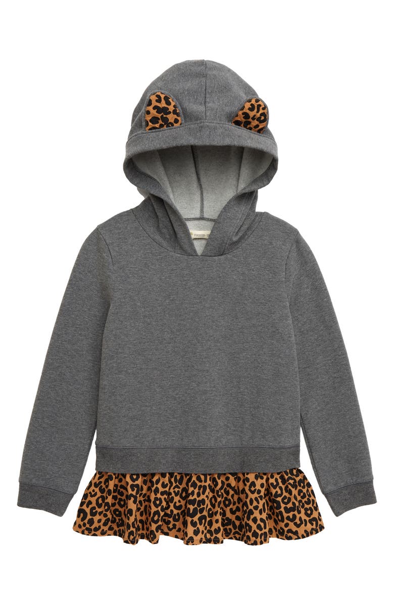 Tucker + Tate Animal Ear Hoodie, Main, color, 