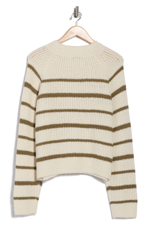 Vince Stripe Drop Shoulder Sweater