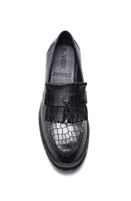 A. Veer Dante Tassel Loafer In Black