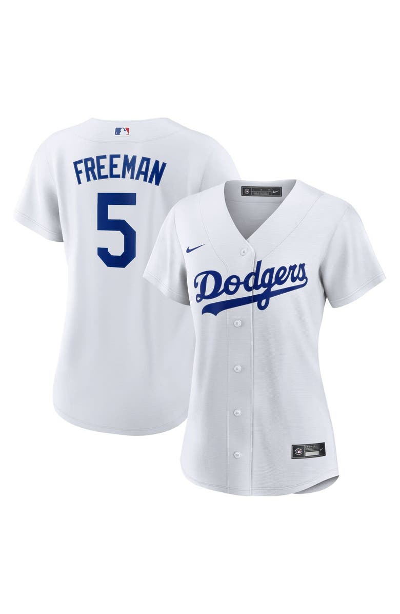 Nike Women's Nike Freddie Freeman White Los Angeles Dodgers Replica Player Jersey, Main, color,