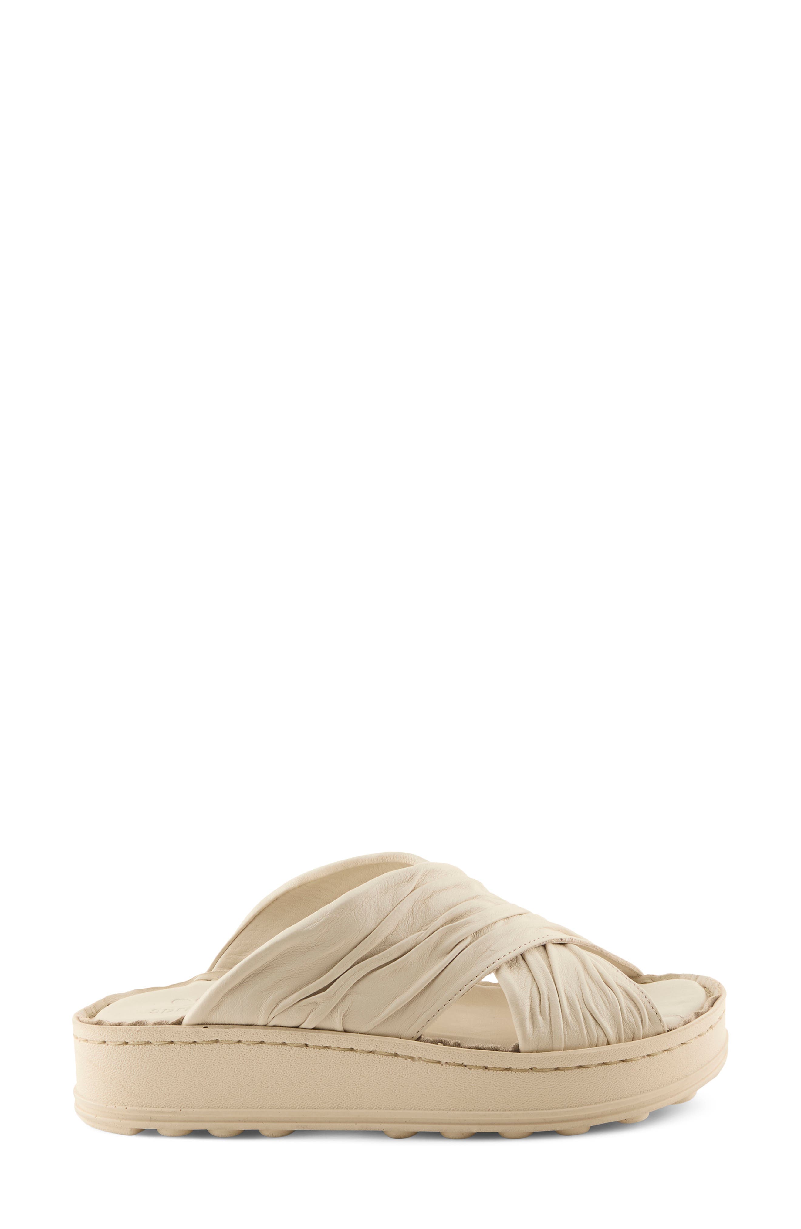 Majorelle Platform Sandal, Alternate, color, OFF WHITE