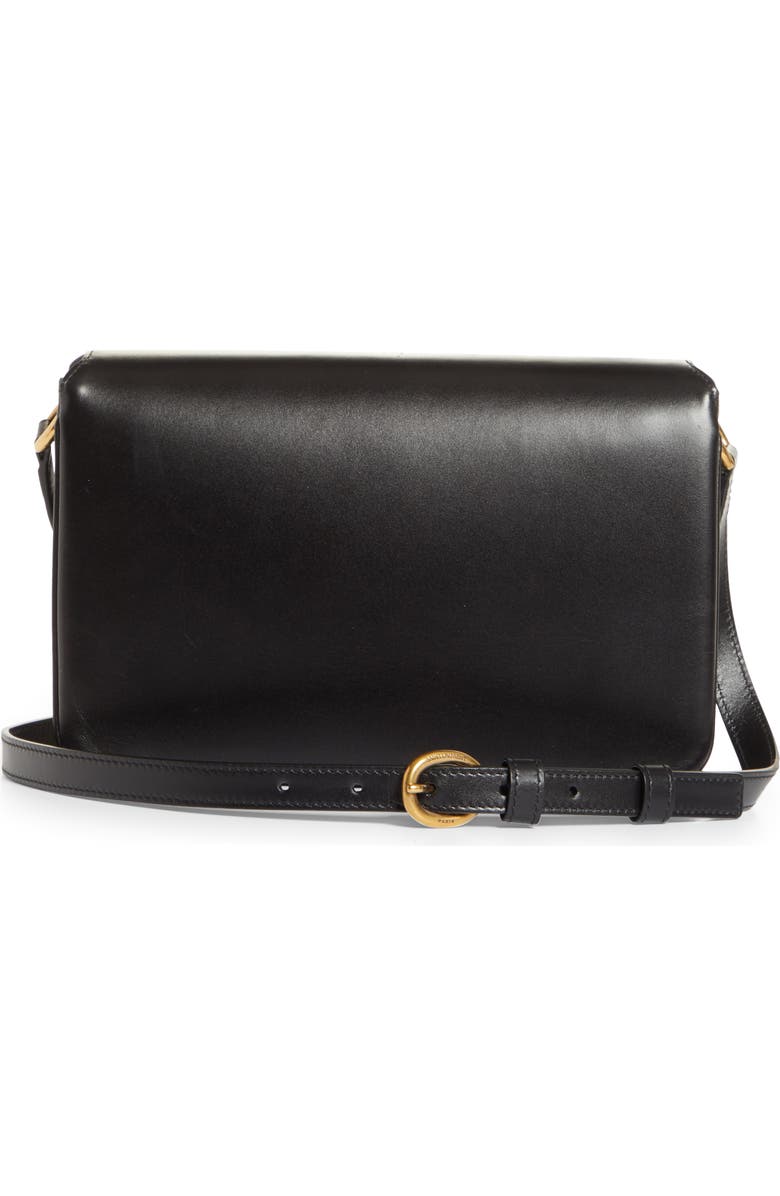 Saint Laurent Maillon Leather Shoulder Bag, Alternate, color,