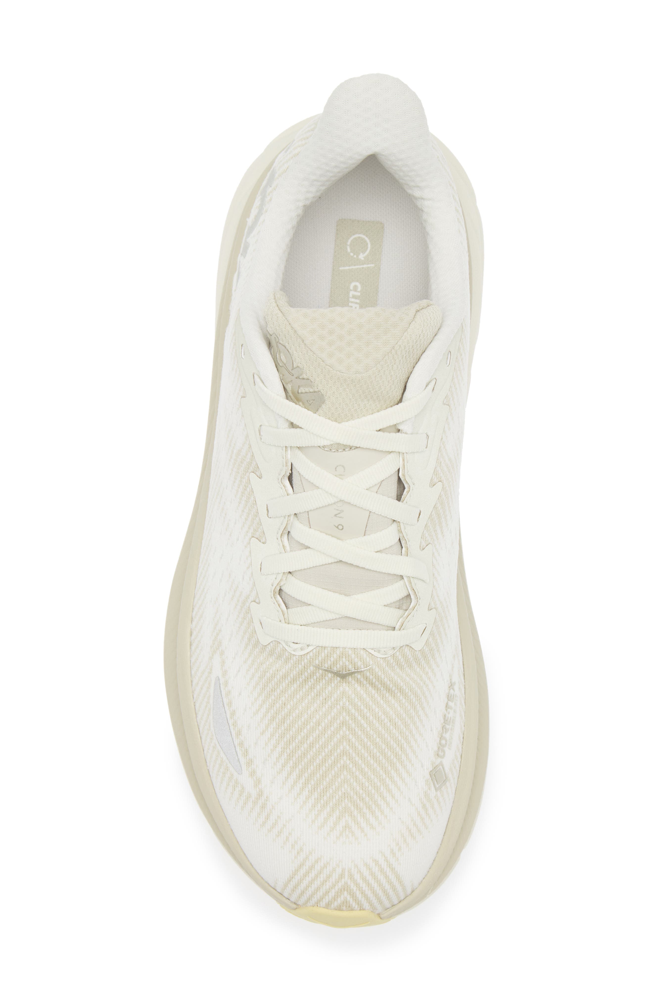 Clifton 9 Gore-Tex® Waterproof Running Shoe, Alternate, color, OYSTER MUSHROOM / TRUFFLE SALT