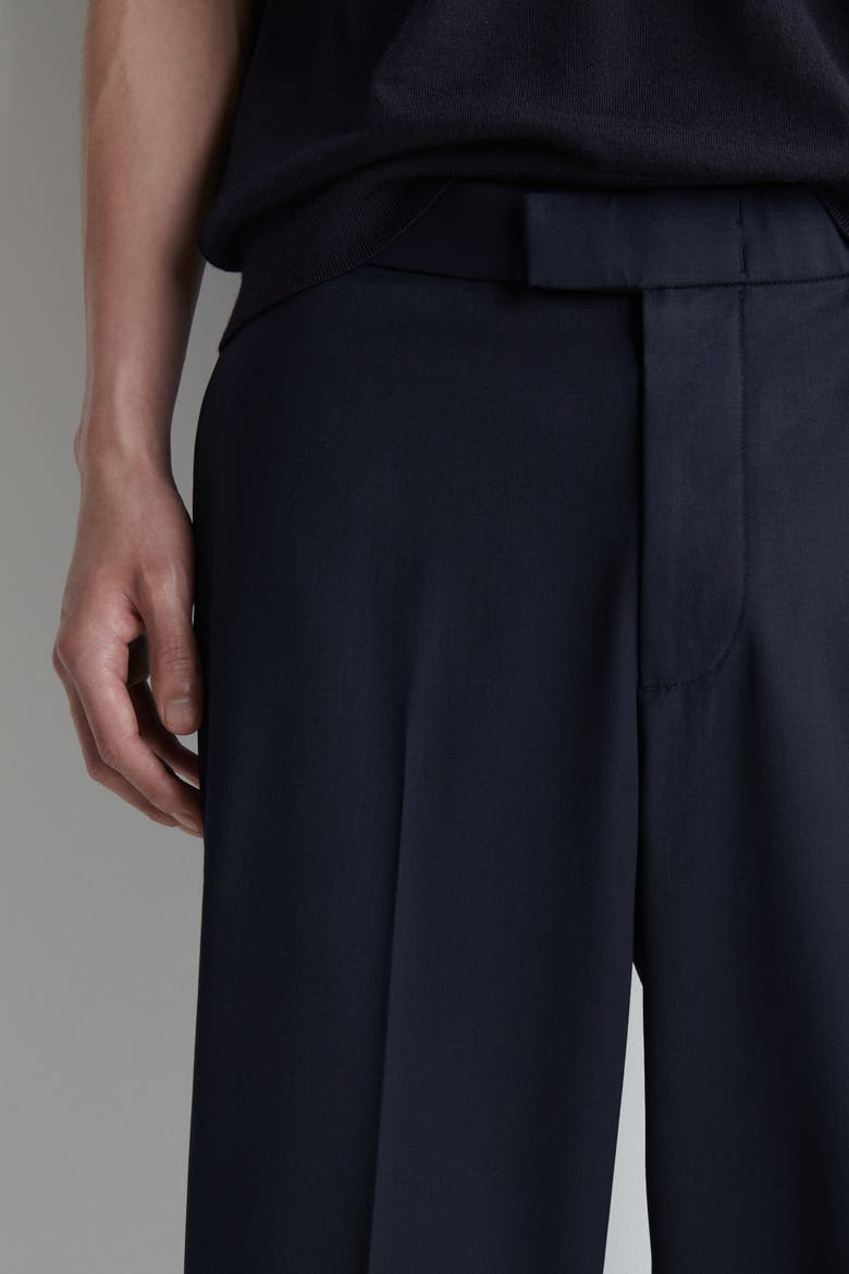 Packable Regular-fit Straight-leg Pants, Alternate, color, NAVY