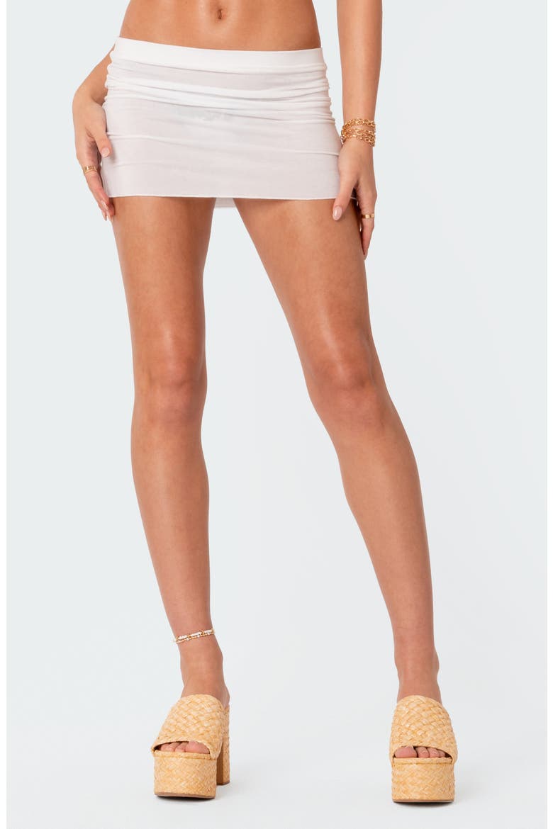 Caia Cover-Up Skirt, Alternate, color, WHITE