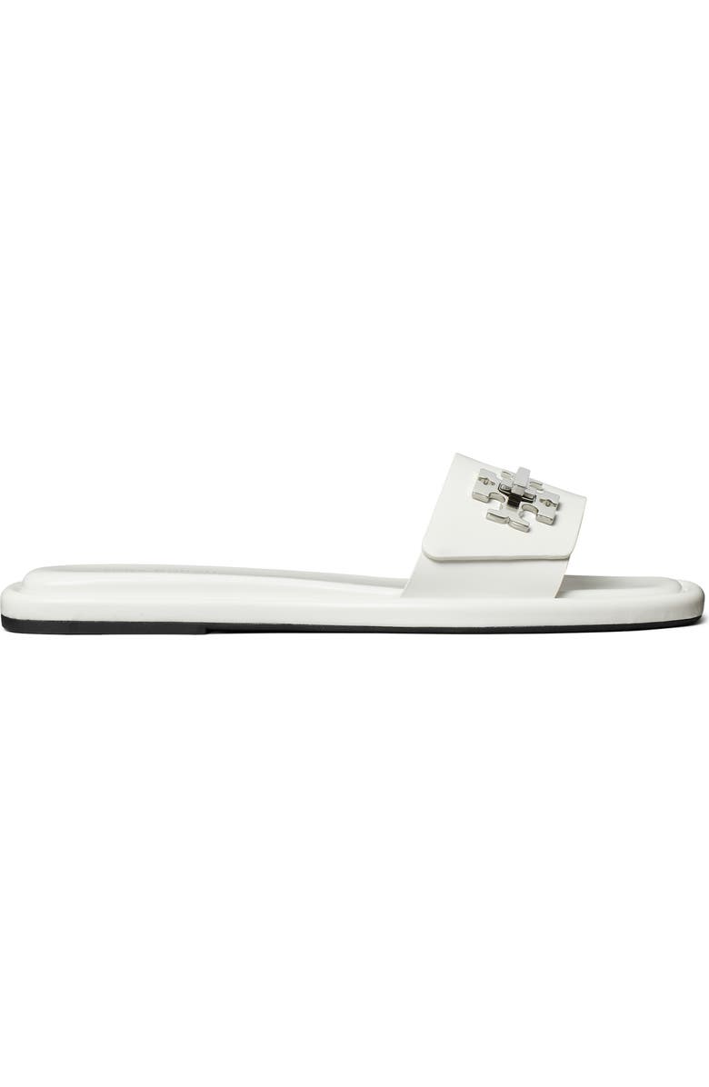 Tory Burch T Lock Slide Sandal, Alternate, color, Cloud