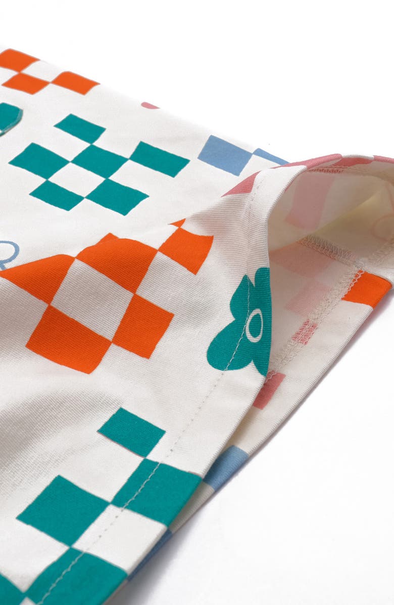 STUDENTS Summer of Love Jersey Shorts, Alternate, color, Cream