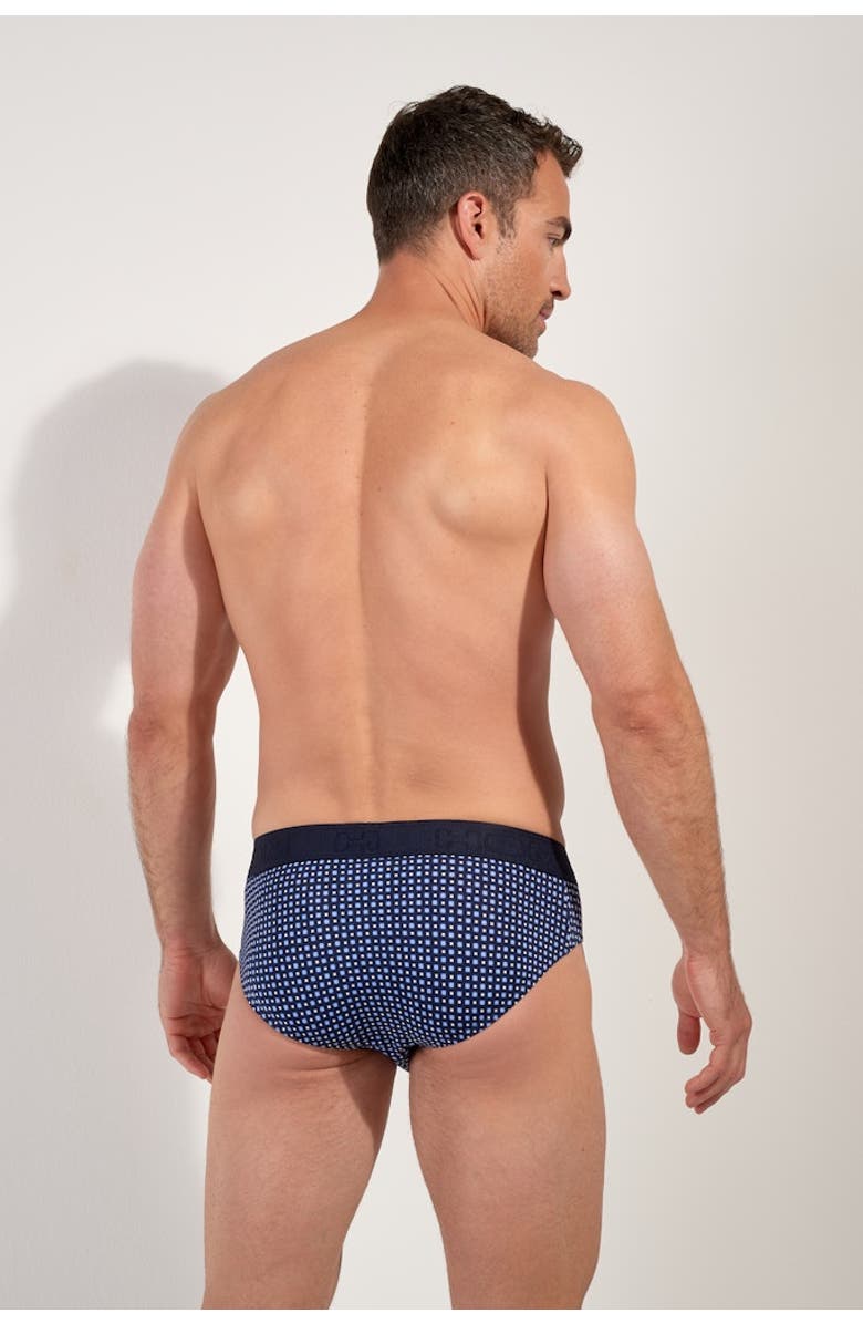 HOM Hampton Mini Briefs HO1, Alternate, color, Navy Print