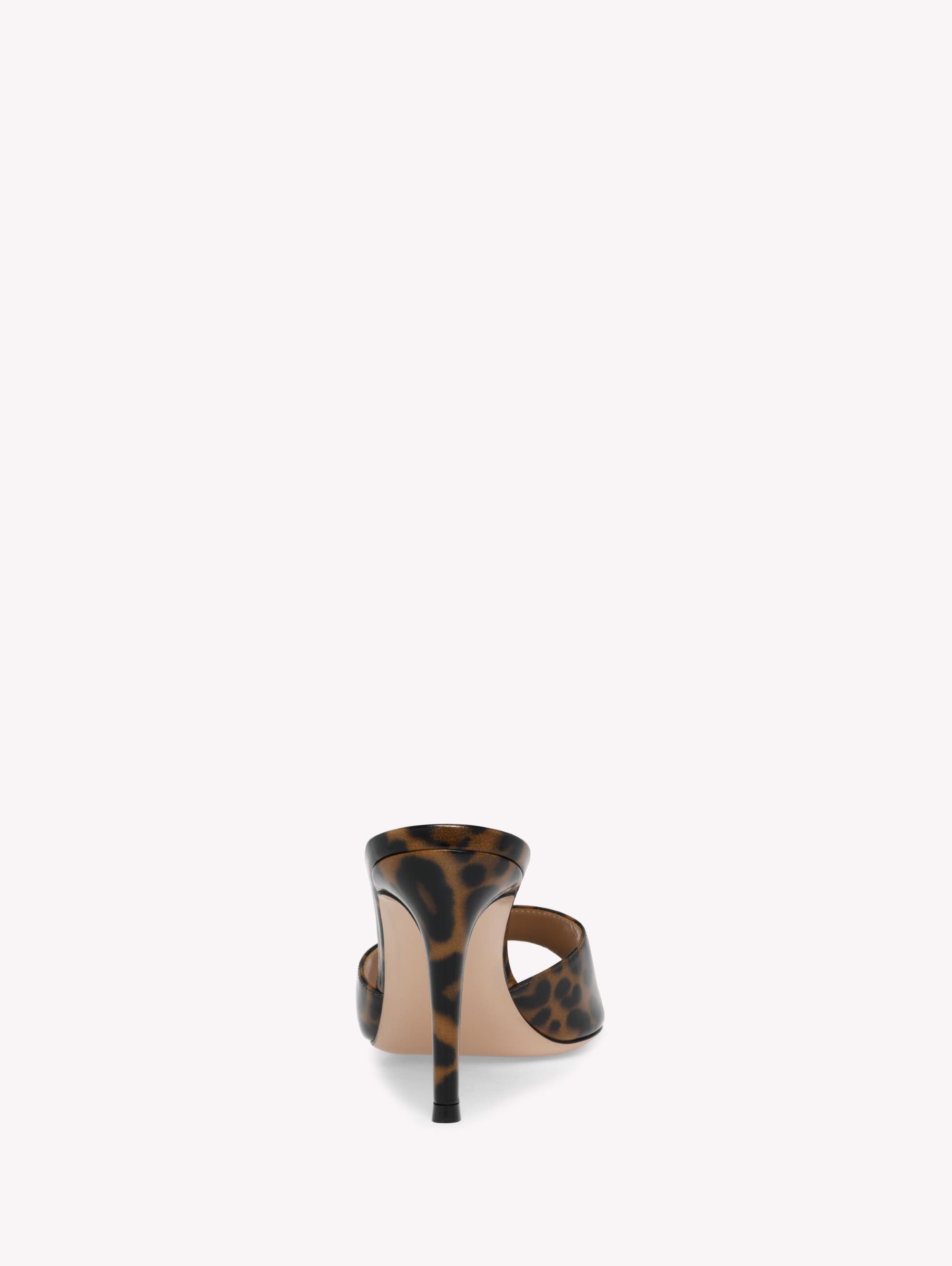 Gianvito Rossi Elle 85 Mule, Alternate, color, Brown Nappa