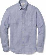 Bonobos Everyday Slim Fit Striped Linen Shirt