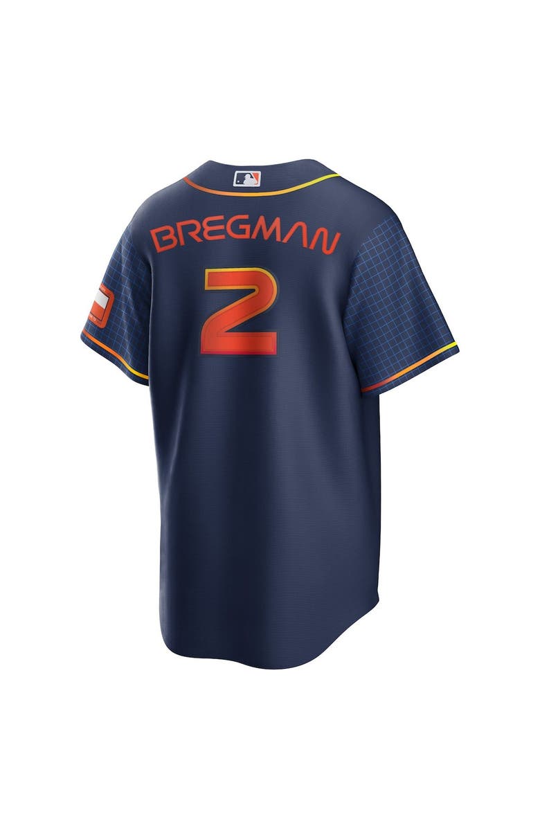 Nike Men's Nike Alex Bregman Navy Houston Astros City Connect Replica Player Jersey, Alternate, color, 