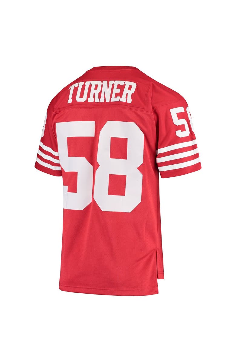 Mitchell & Ness Men's Mitchell & Ness Keena Turner Scarlet San Francisco 49ers 1982 Replica Legacy Throwback Player Jersey, Alternate, color, 