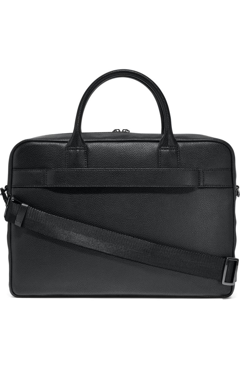 Cole Haan Belmont Leather Briefcase, Main, color, Black