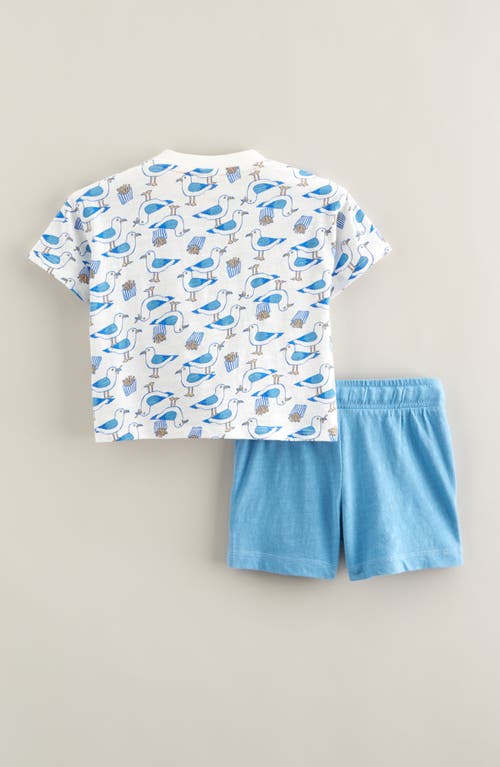 Tucker + Tate Print Cotton T-shirt & Shorts Set In Blue
