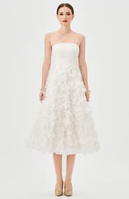 Bariano Aryan Strapless Midi