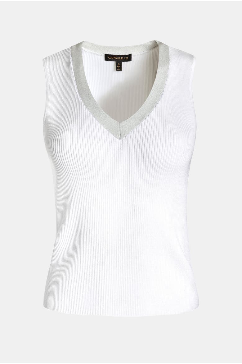 The Splashed Sweater, Alternate, color, White