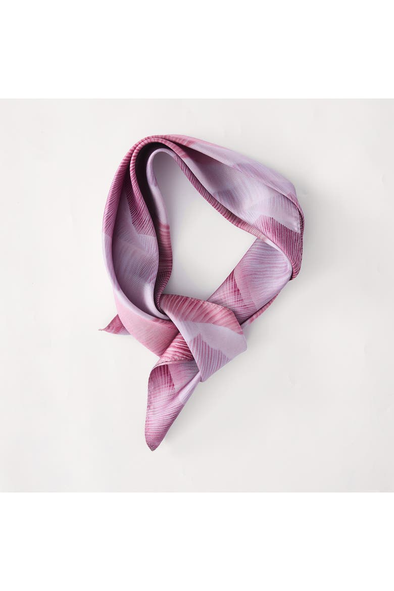 Gilded Spore Silk Scarf, Alternate, color, Rose