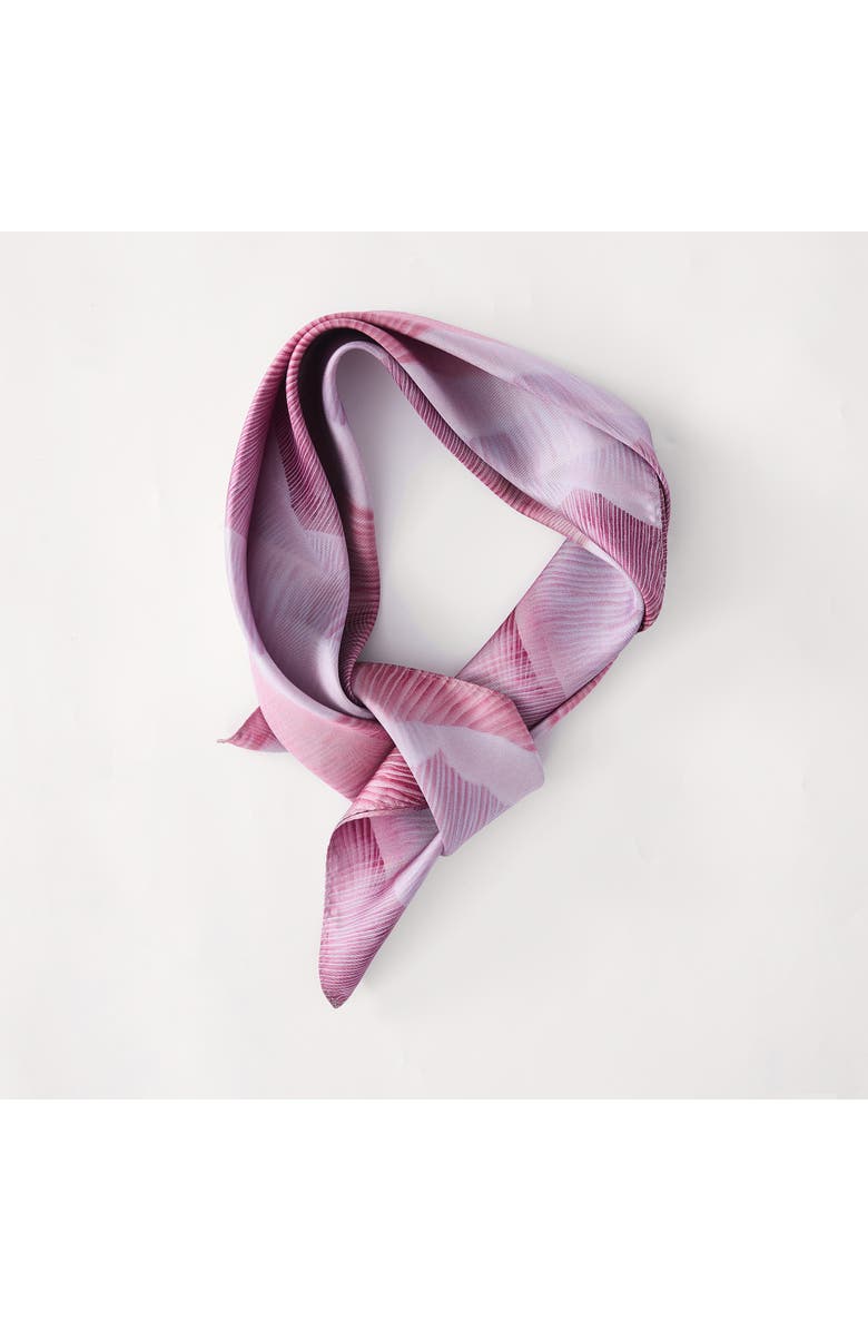 Chuks Collins x Lush Decor Gilded Spore Silk Scarf, Alternate, color, Rose