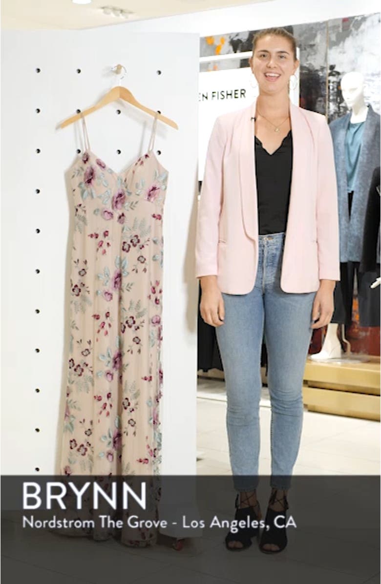 Julianna Embroidered Gown, sales video thumbnail