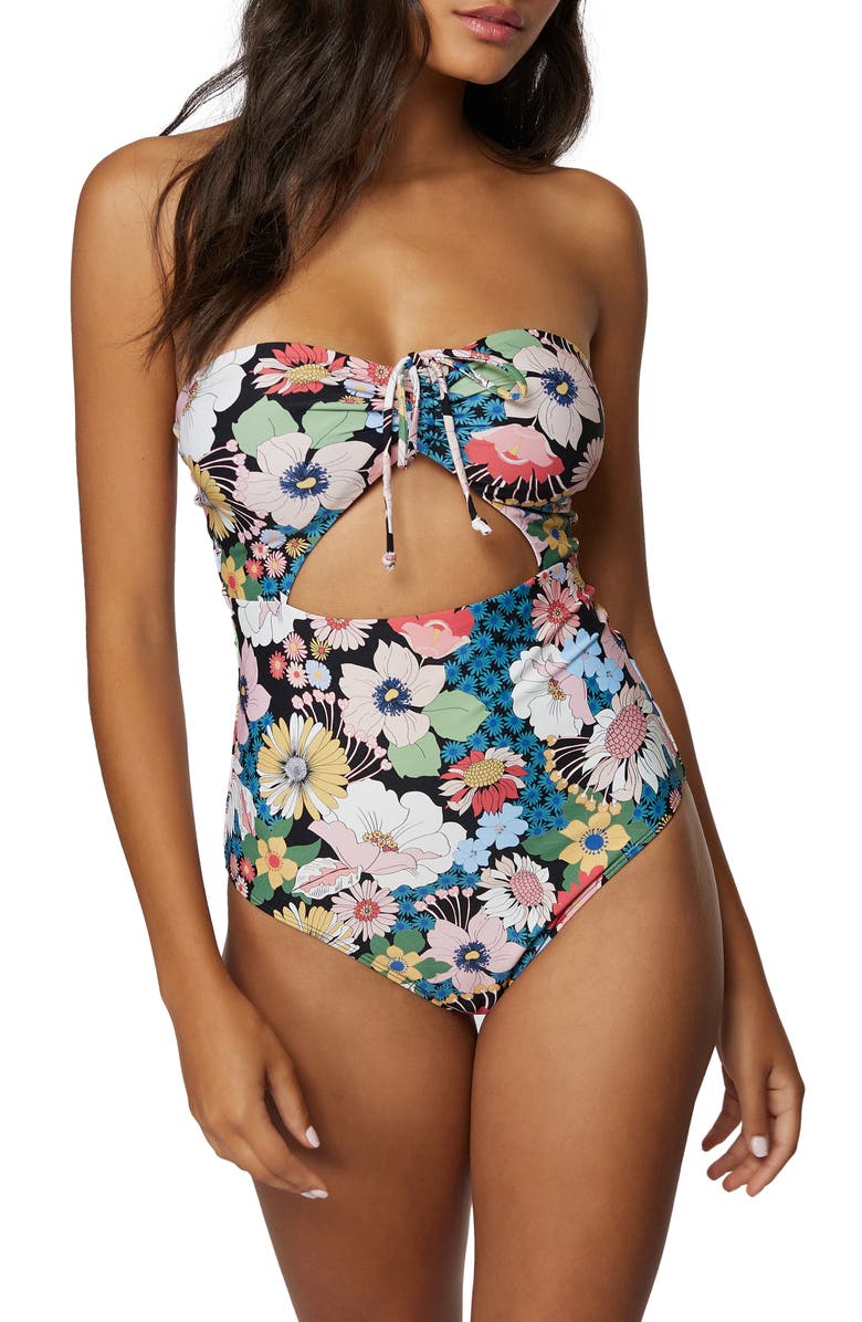 O'Neill Twiggy Sayulita Floral Print One-Piece Swimsuit, Main, color, 