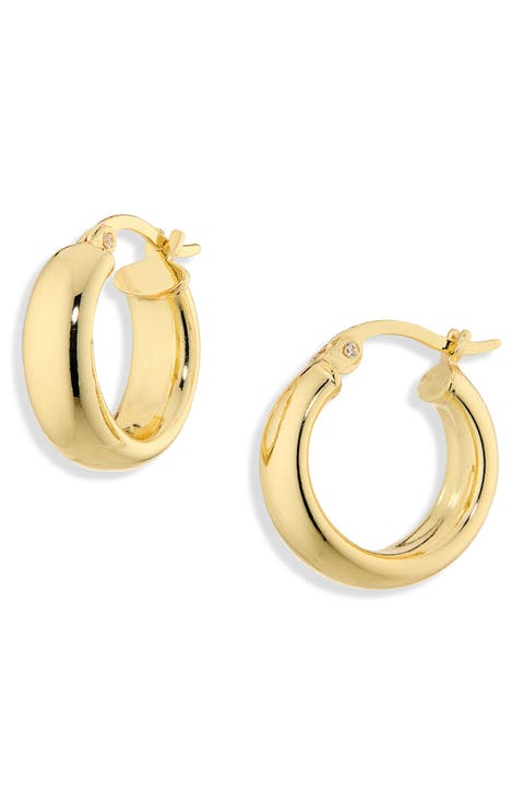 Classic Wide Hoop Earrings