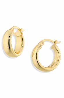 Classic Wide Hoop Earrings
