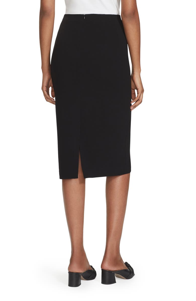 Lafayette 148 New York Vera Ruffle Trim Pencil Skirt, Alternate, color, 