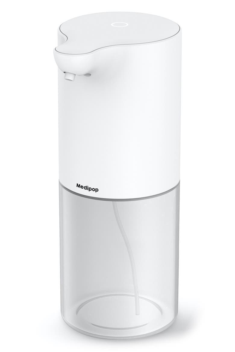 E-Bottle Hand Sanitizer Dispenser, Main, color, WHITE