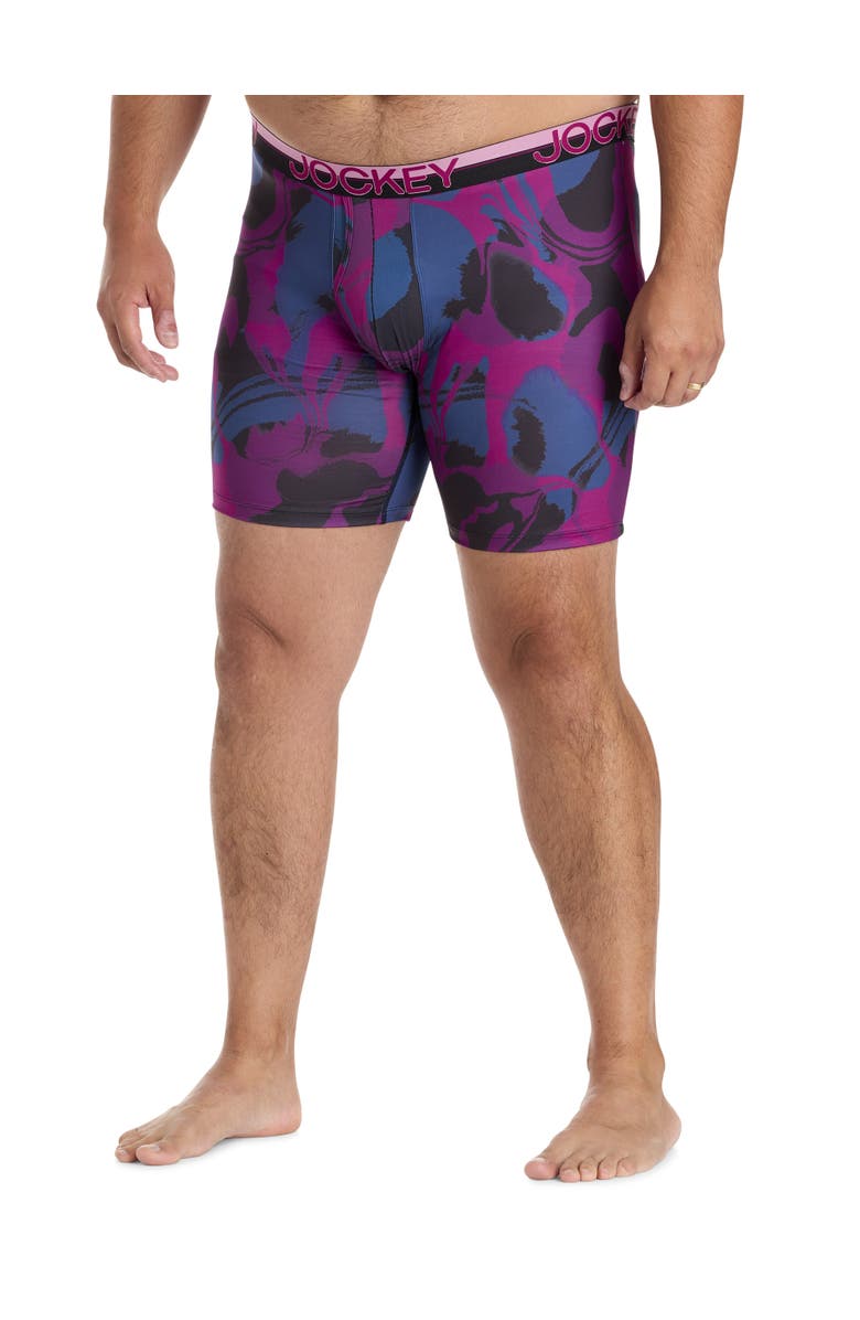 Jockey Big & Tall 2-pk Infinite Cool Boxer Briefs V1, Alternate, color, Idle Marble