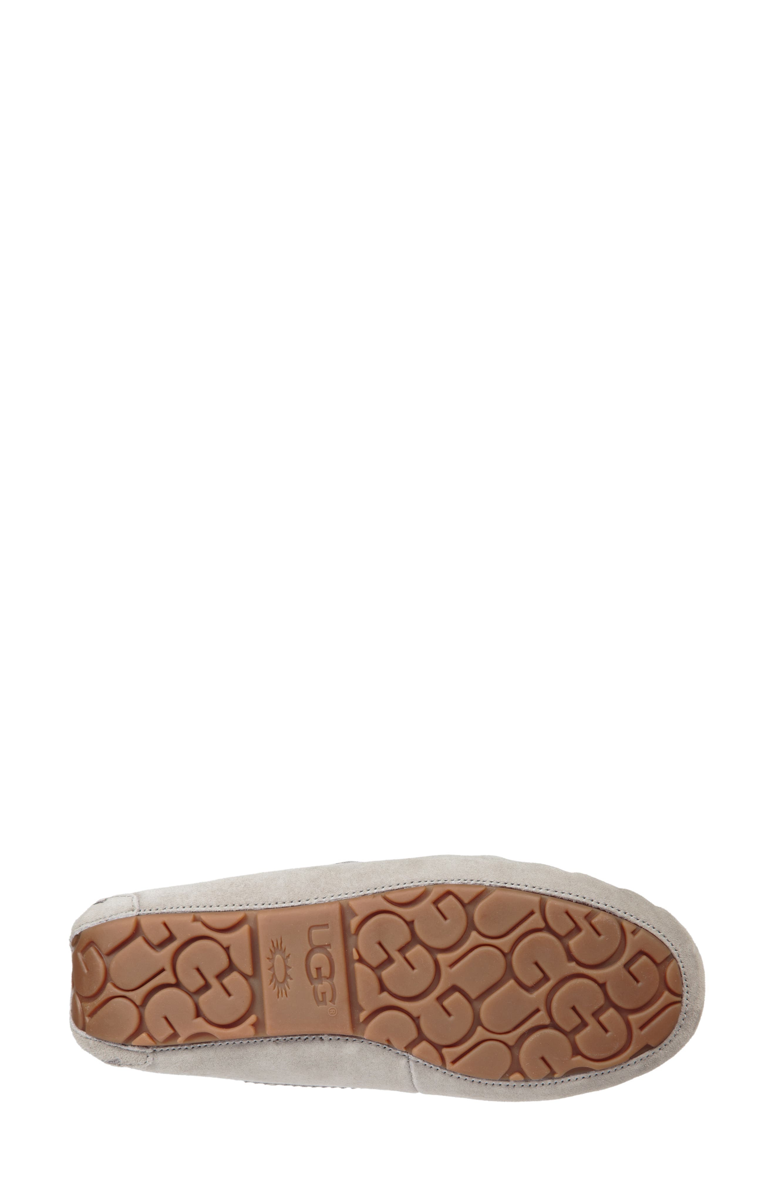 UGG<sup>®</sup> Dakota Genuine Shearling Pompom Slipper, Alternate, color, 