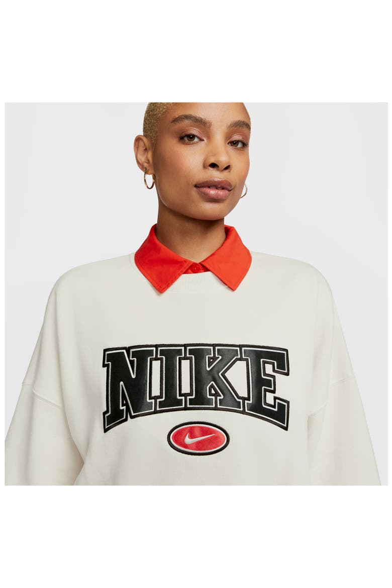 Phoenix Fleece City Oversized Cotton Blend Sweatshirt, Alternate, color, PHANTOM