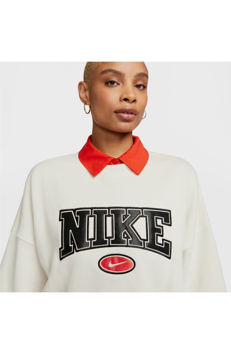 Nike Phoenix Fleece City Oversized Cotton Blend Sweatshirt, Alternate, color, 