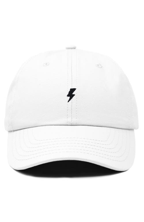 Dalix Lil Bolt Dad Cap In White