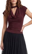 BY DESIGN Farrah Cap Sleeve Top