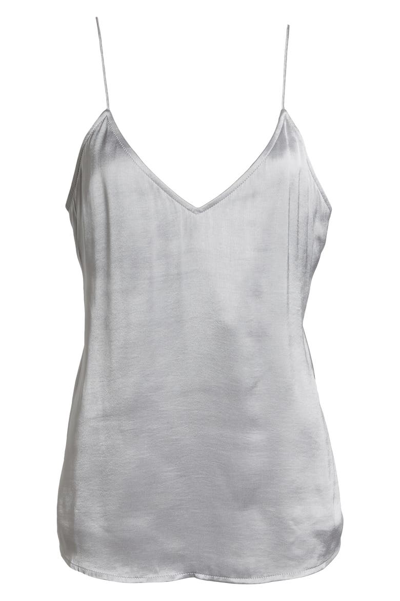 Delicate Camisole (Nordstrom Exclusive), Alternate, color, GREY MICRO