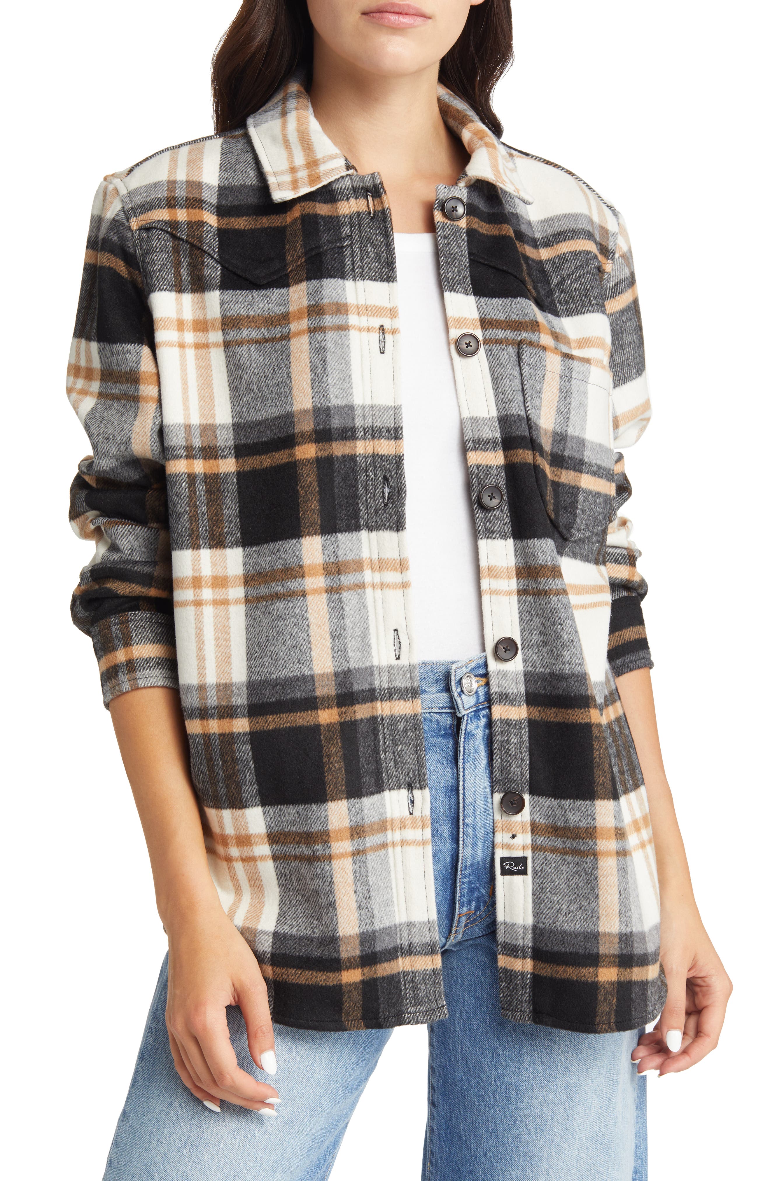 Rails Tripp Plaid Flannel Shirt Jacket