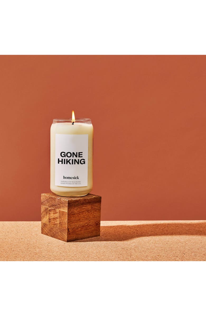 homesick Gone Hiking Candle, Alternate, color,