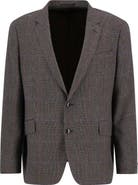 Barbour Maxfield Brown Country Check Wool Blend Sport Coat