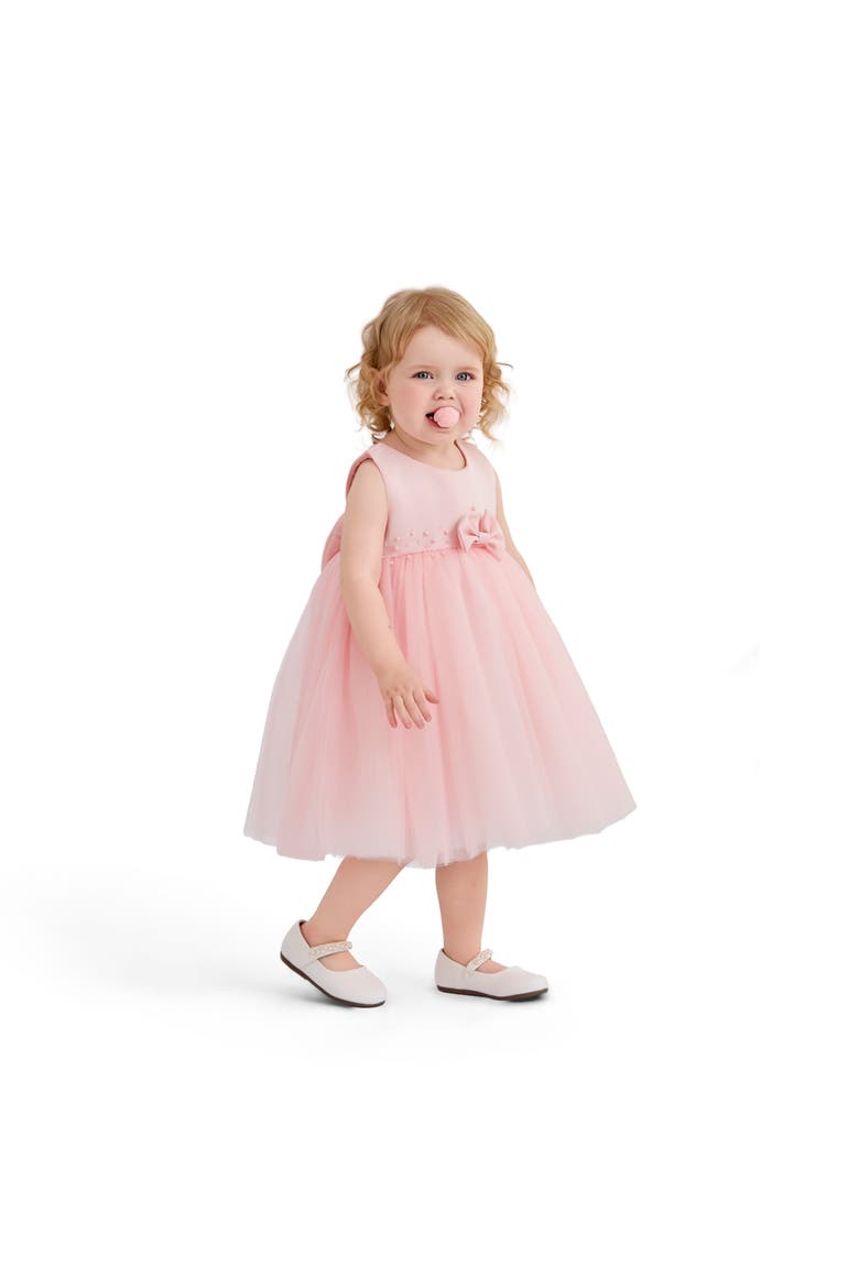 Lace Petal Gown, Alternate, color, Pink