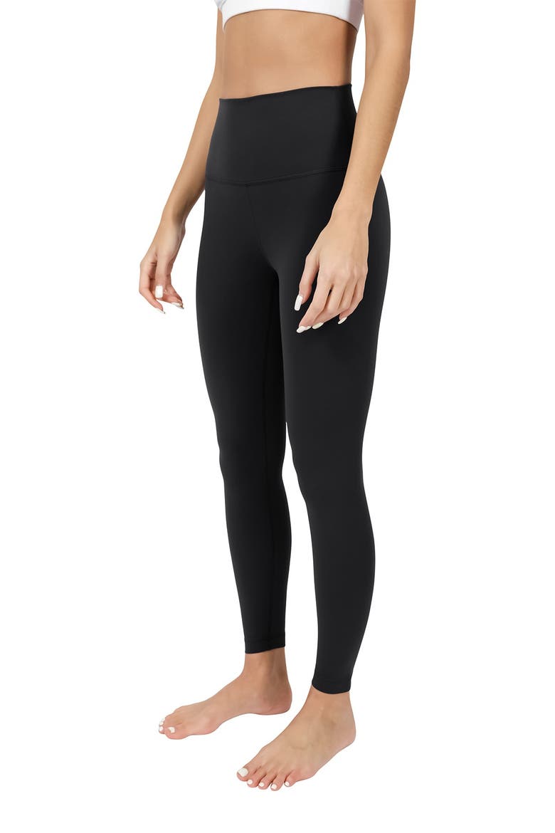 Superflex High Waist Elastic Free Ankle Leggings, Alternate, color, BLACK