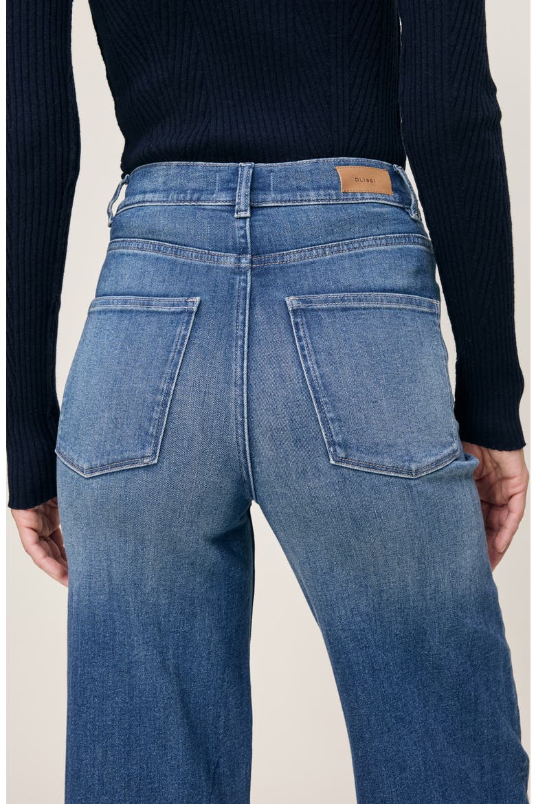 Hepburn High Waist Wide Leg Jeans, Alternate, color, OCEANSIDE