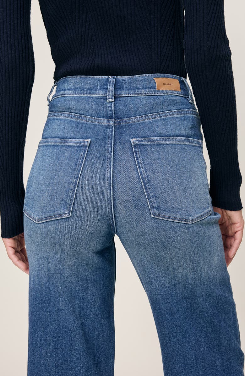 DL1961 Hepburn High Waist Wide Leg Jeans, Alternate, color, Oceanside