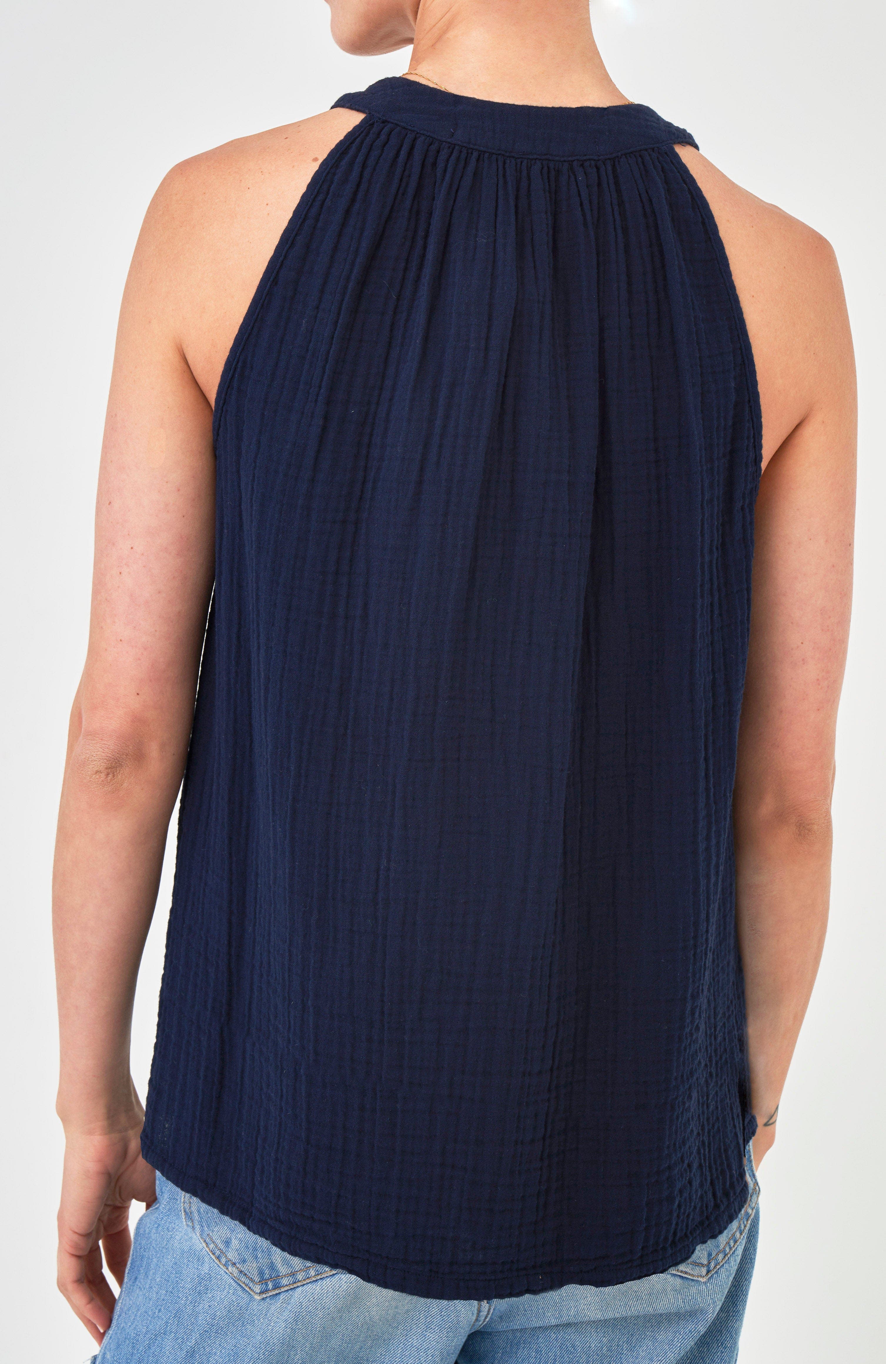 Sleeveless Gauze Top - image 4