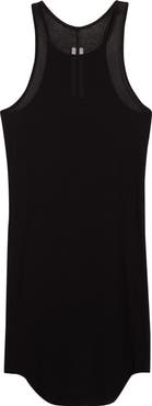 Rick Owens Basic Longline Cotton Rib Tank