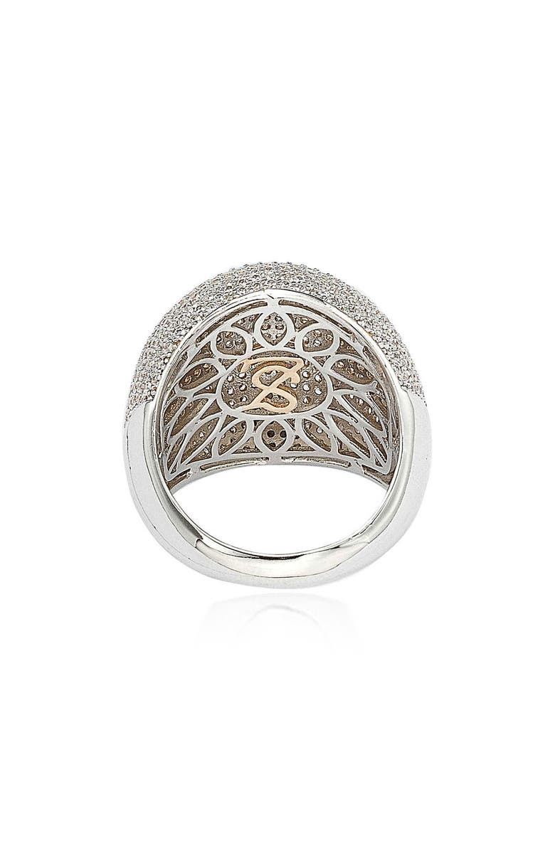 SUZY LEVIAN Pavé Cubic Zirconia Ring, Alternate, color, White