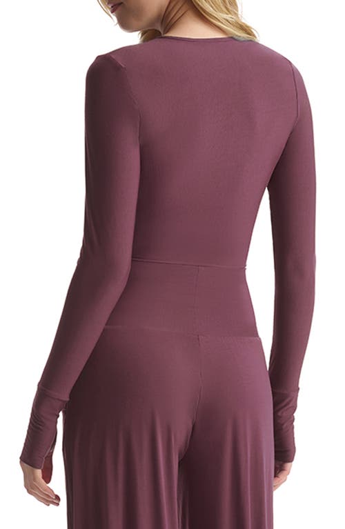 Commando Butter Wrap Top In Mink