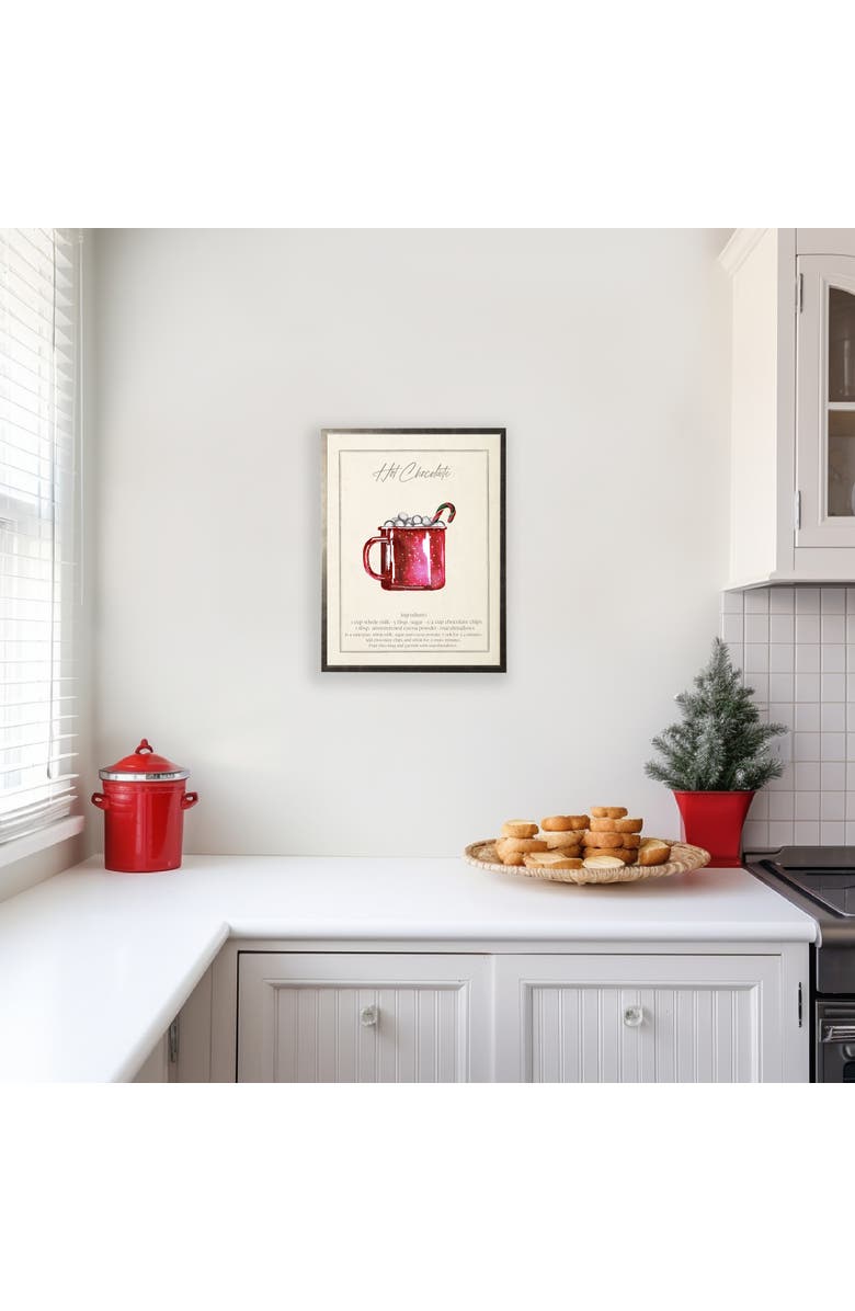 Antique Curiosities Watercolor Hot Chocolate Recipe, Alternate, color, Red