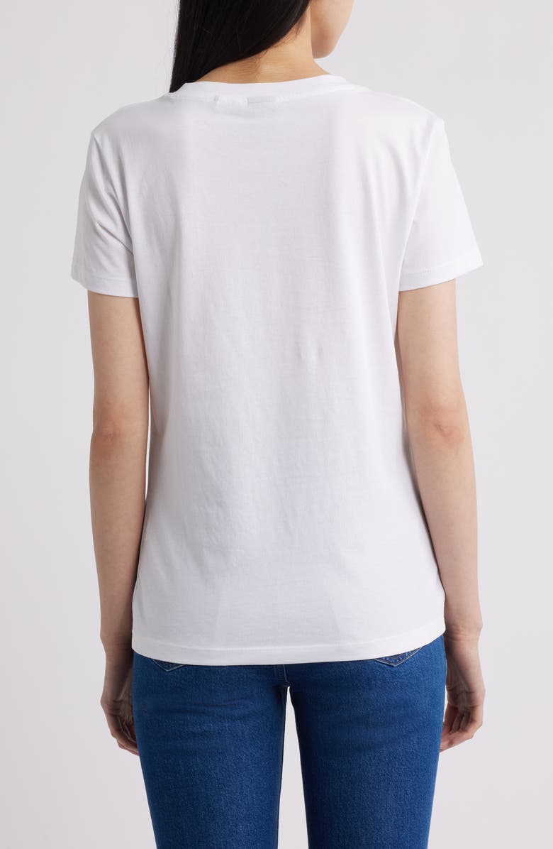 BOSS Orange Crystal Cotton T-Shirt, Alternate, color, Ntural